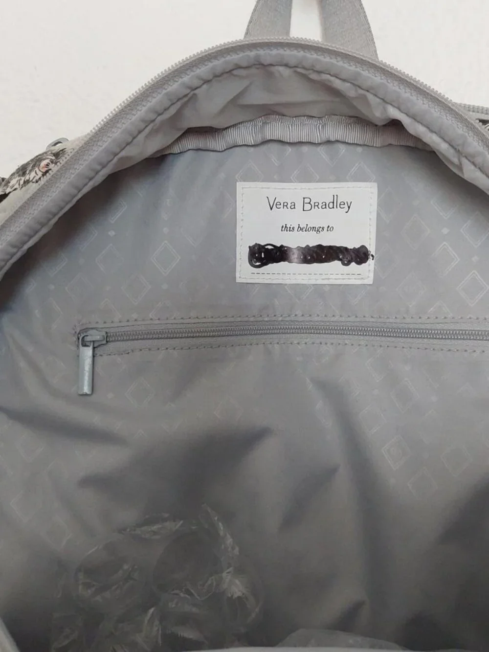 Vera Bradley dog show best in show backpack cotton gray cute kawaii back to scho